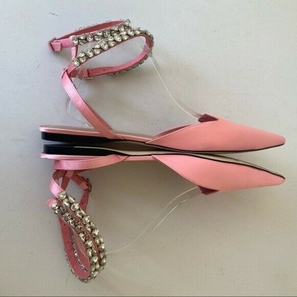 Aminah Abdul Jillil Soleil Ballet Flats Shoes Pink - Picture 6 of 9